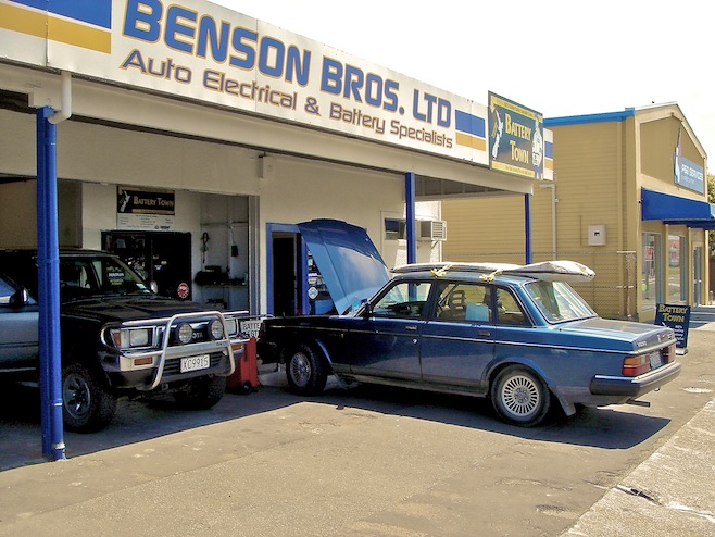 Volvo in Shop